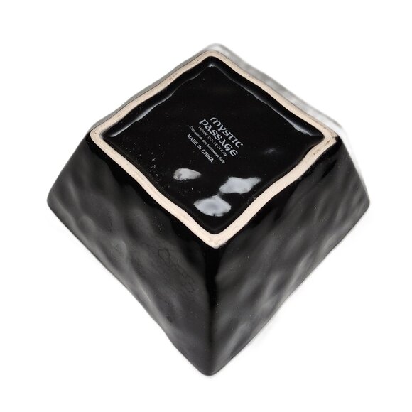 Brown & Red Square Decoratove Sercing Bowl - Picture 4 of 4